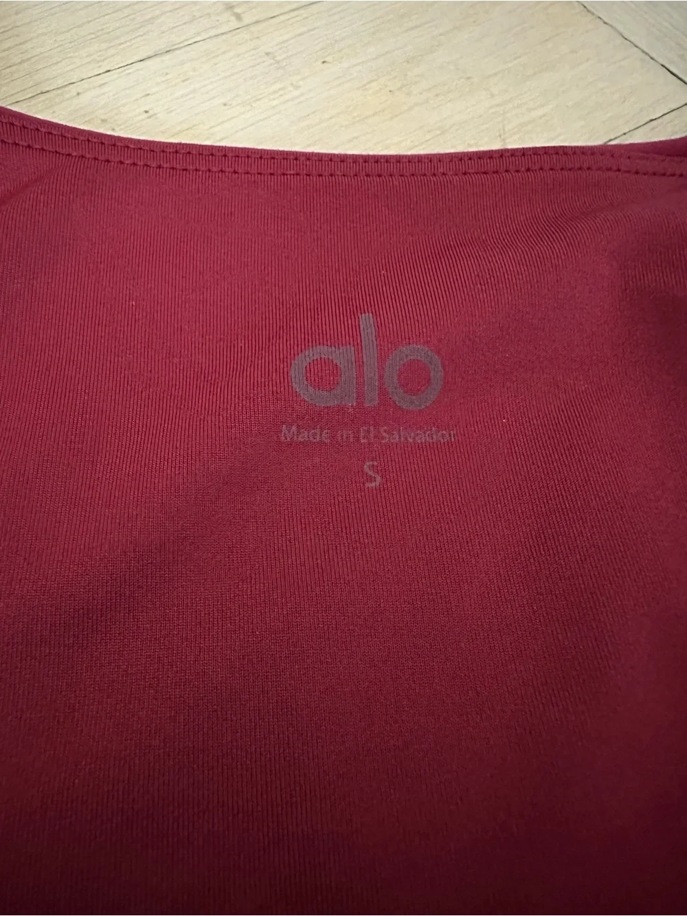 ALO Yoga Softsculpt No Nonsense Bra Tank Summer Romance Red Size Small